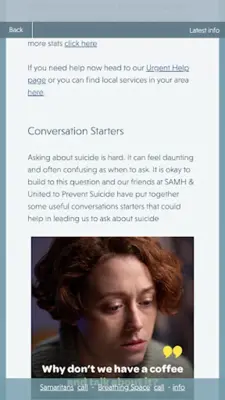 Prevent Suicide - NE Scotland android App screenshot 9