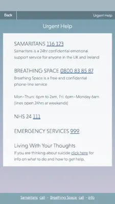 Prevent Suicide - NE Scotland android App screenshot 13