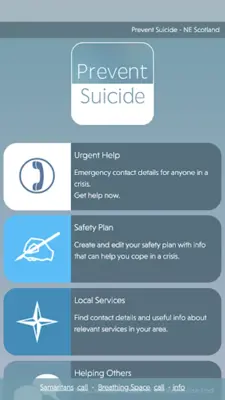 Prevent Suicide - NE Scotland android App screenshot 14